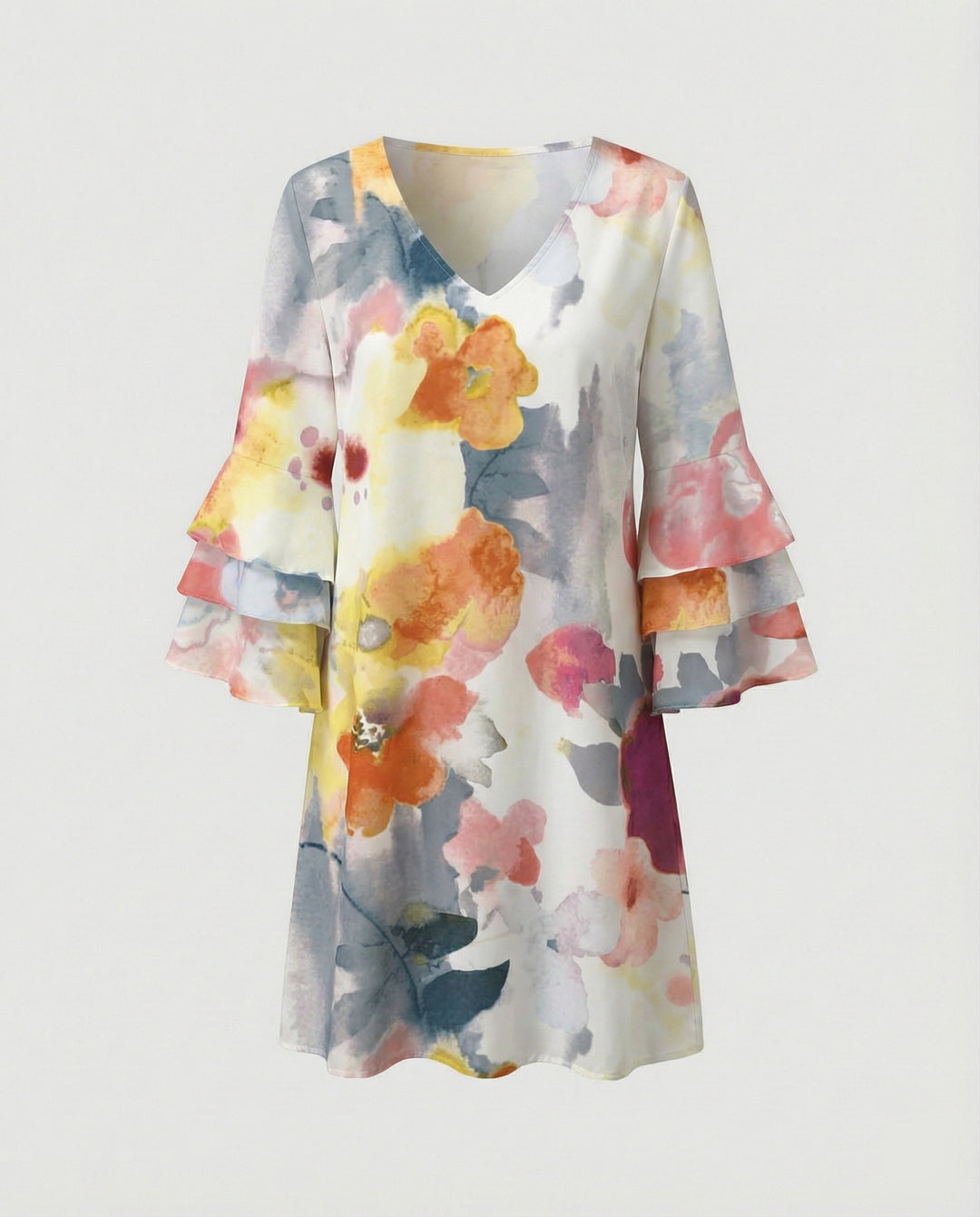 Damen Minikleid floral Sommer