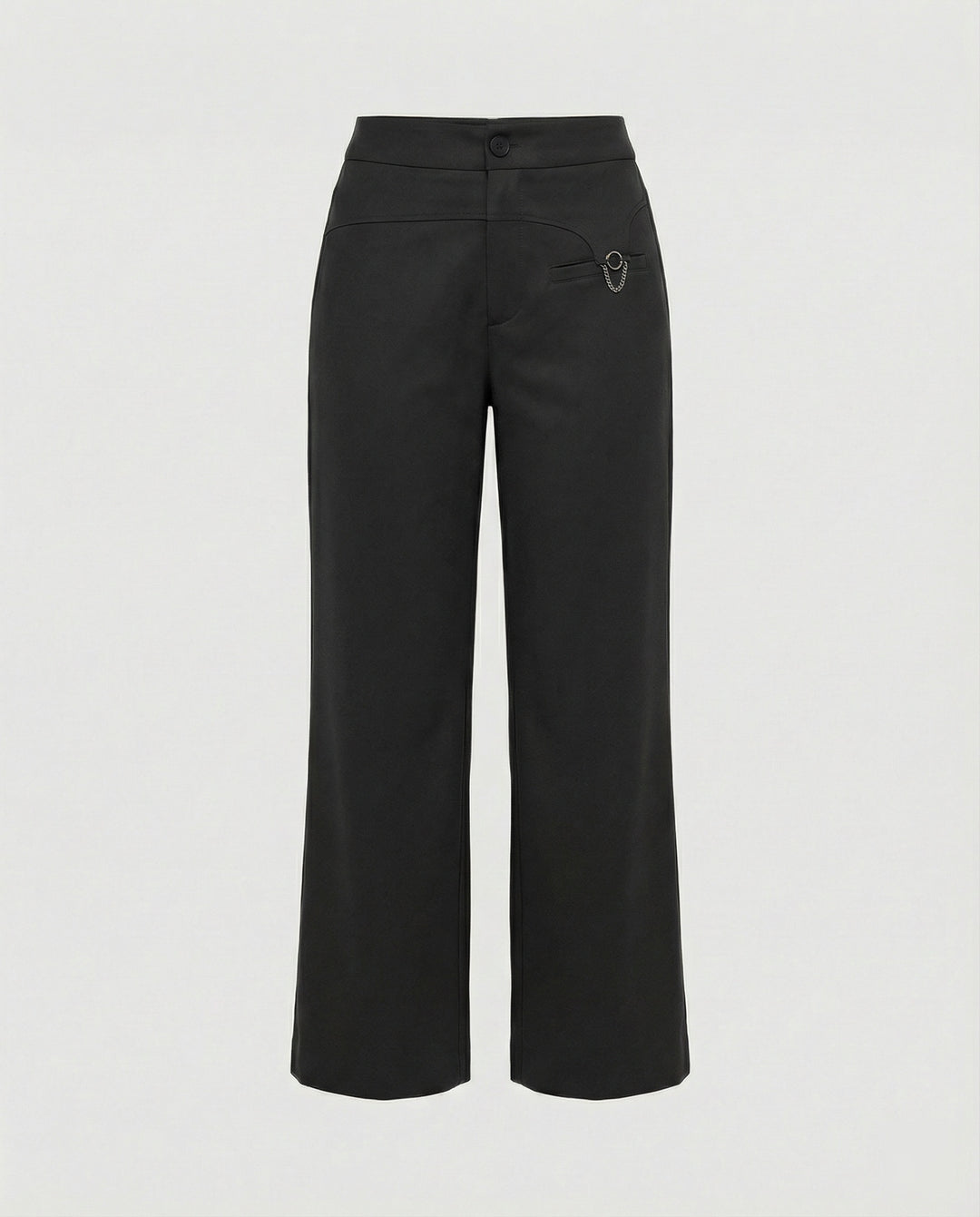 Damen Cropped Jeans weit geschnitten