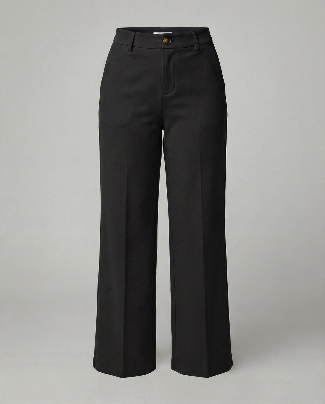 Damen Weite Stoffhose High Waist