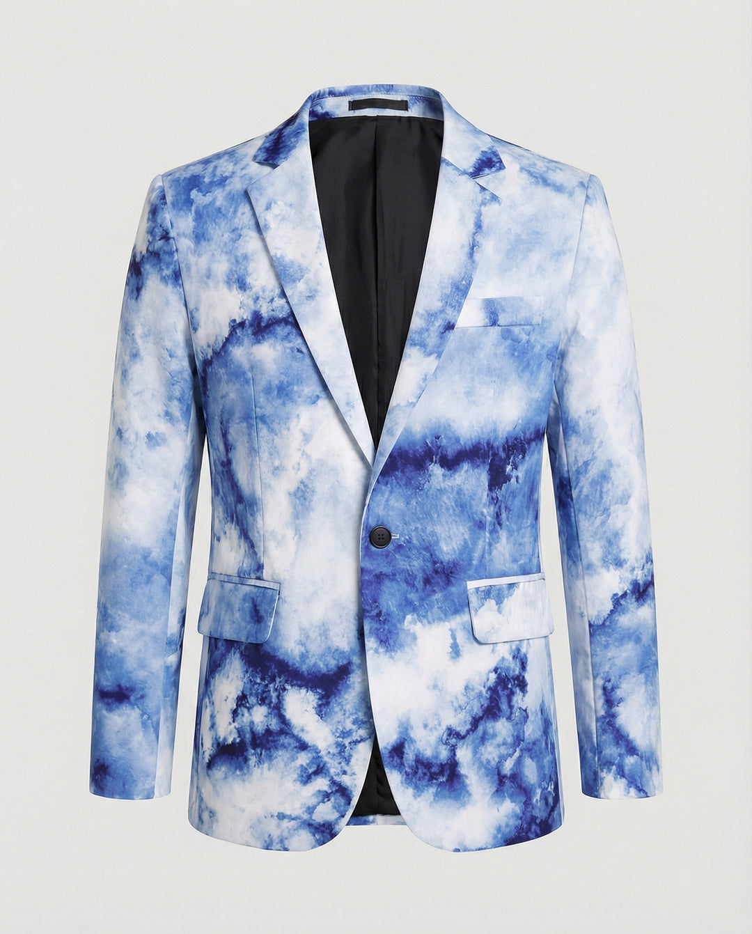 Damen Kurzblazer mit Print und Revers