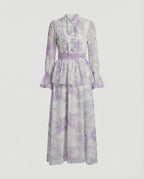 Damen Maxikleid Chiffon elegant