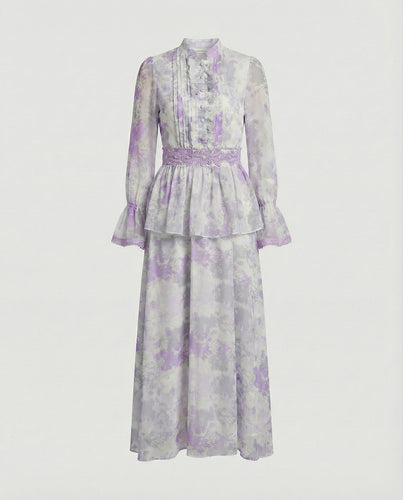 Damen Maxikleid Chiffon elegant