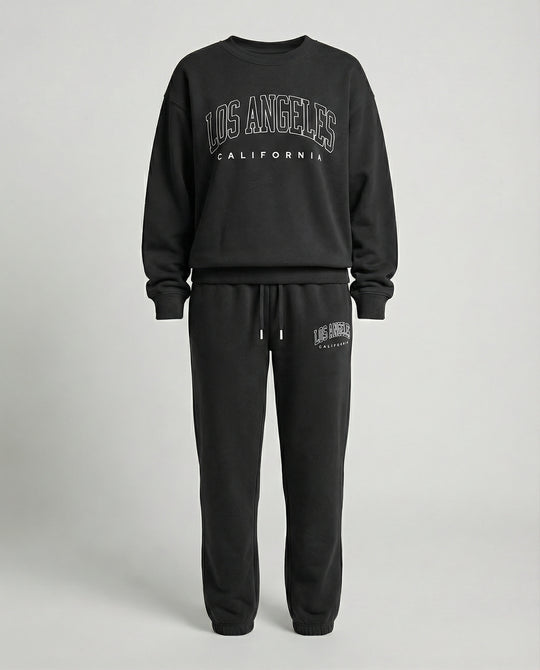 Damen Jogginganzug mit College Aufdruck