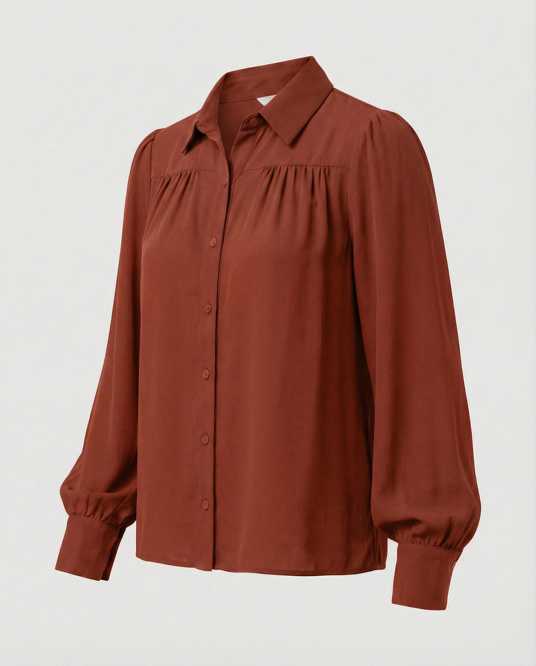 Damen Bluse mit voluminösen Ärmeln und eleganten Rüschendetails R&B