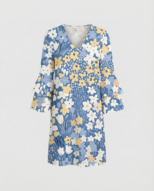 Damen Minikleid floral Sommer