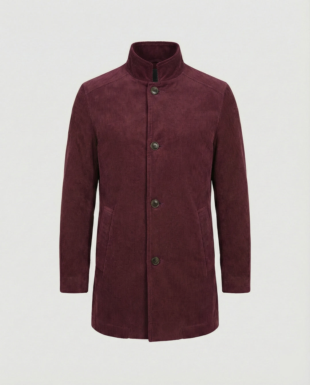 Herren Cordjacke mit hohem Kragen