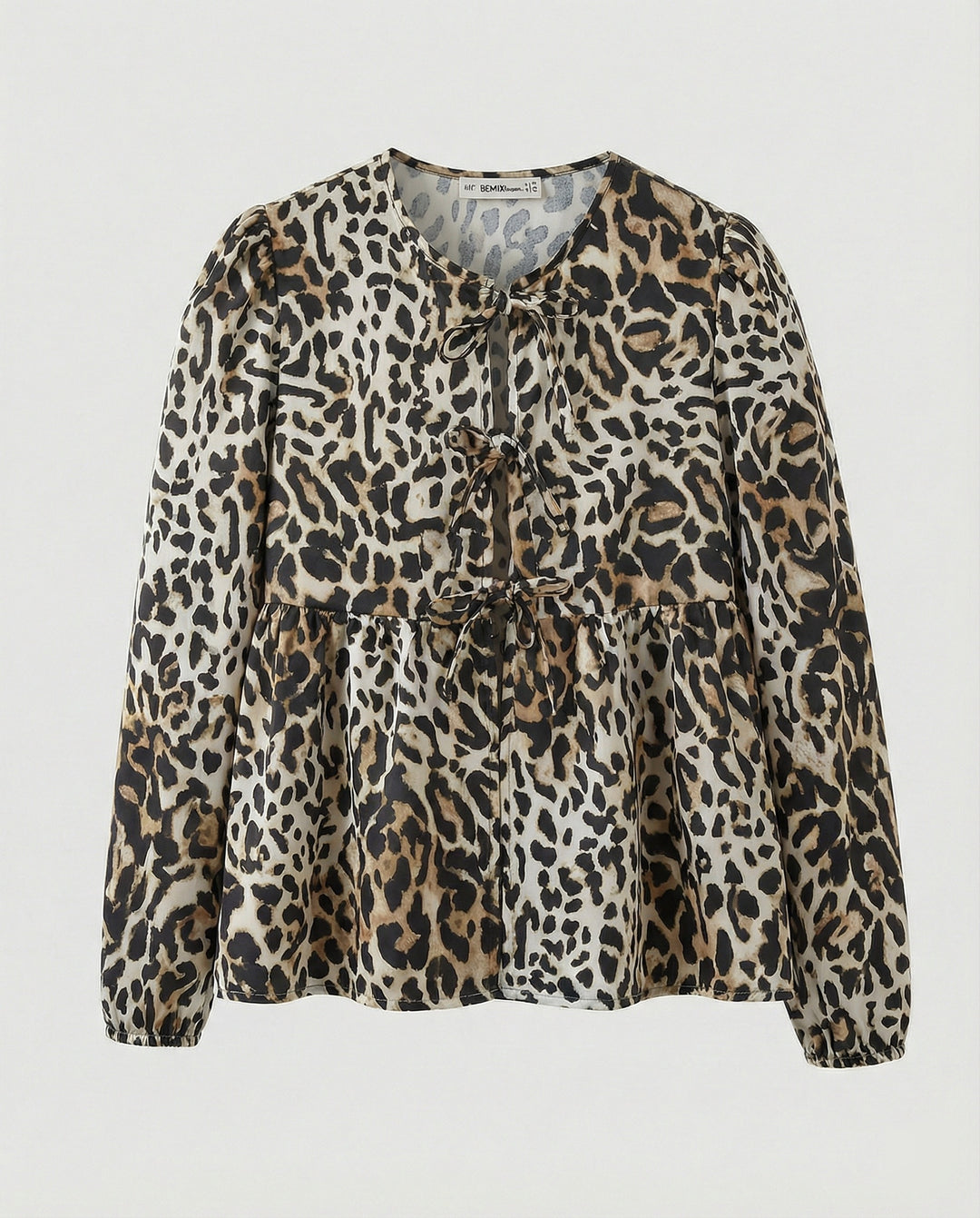 Bluse Damen Viskose Gemustert