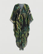 Damen Maxikleid Kaftan Sommer