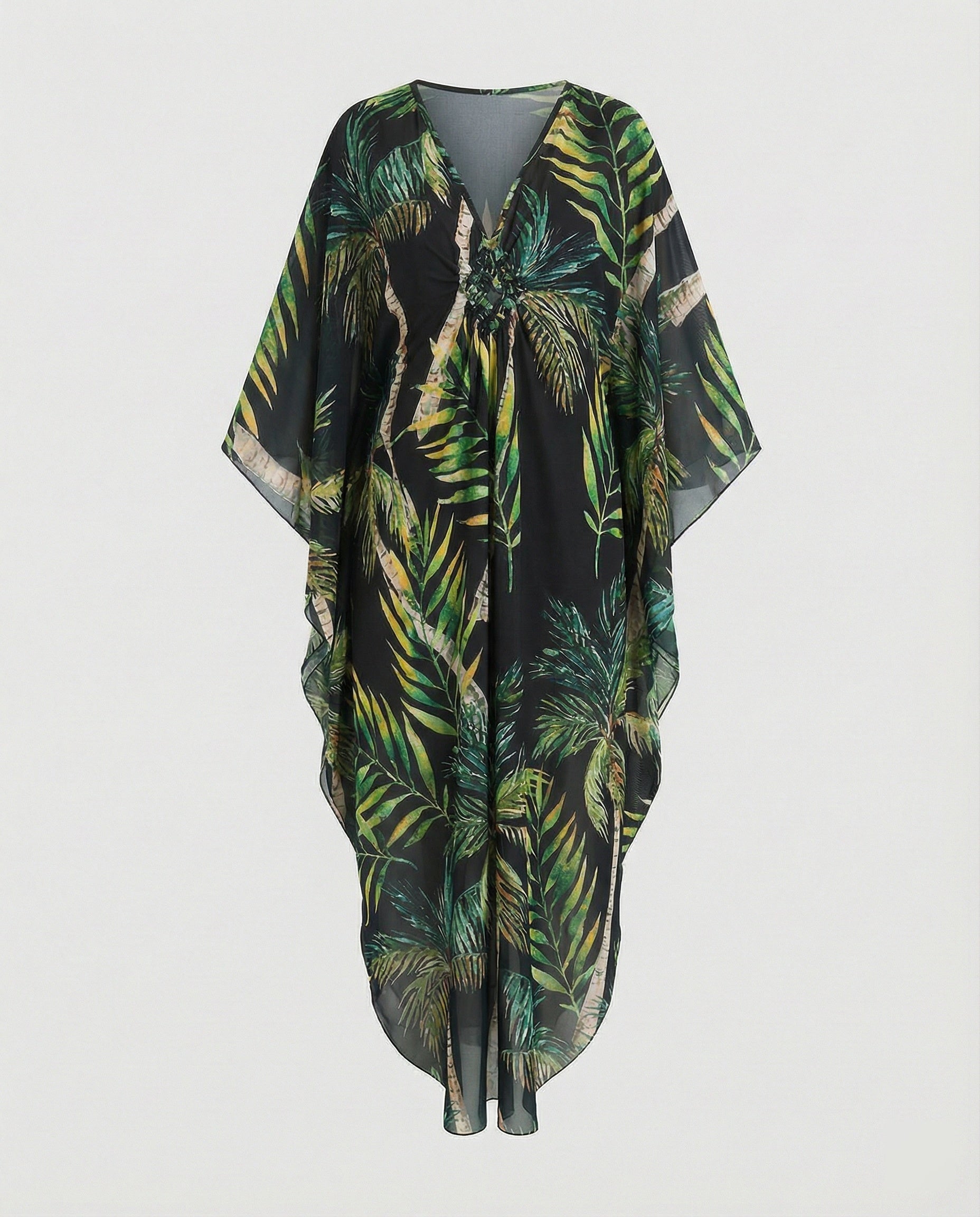 Damen Maxikleid Kaftan Sommer