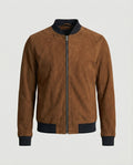 Freizeitkleidung Herren Velours Bomberjacke