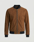 Freizeitkleidung Herren Velours Bomberjacke