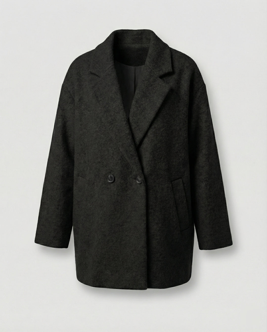 Damen Oversized Wollmantel R&B