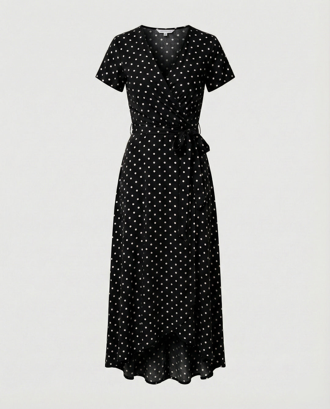 Damen Wickel Maxikleid mit Schlitz