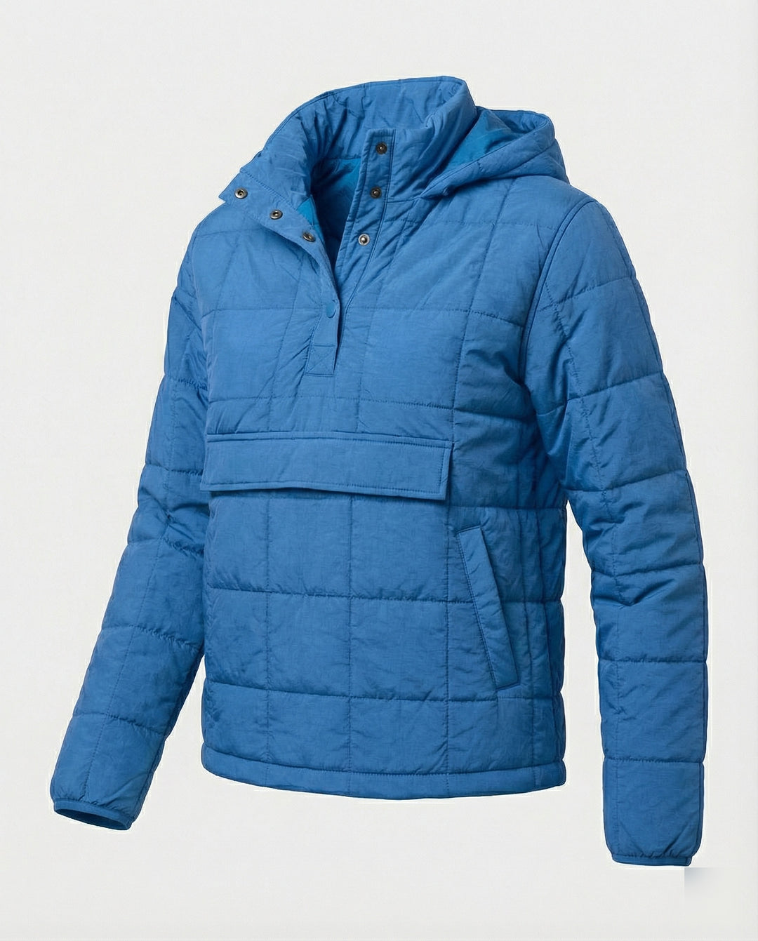 Steppjacke Damen mit hohem Kragen und Fronttasche