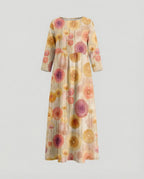 Damen Maxikleid floral mit Taschen