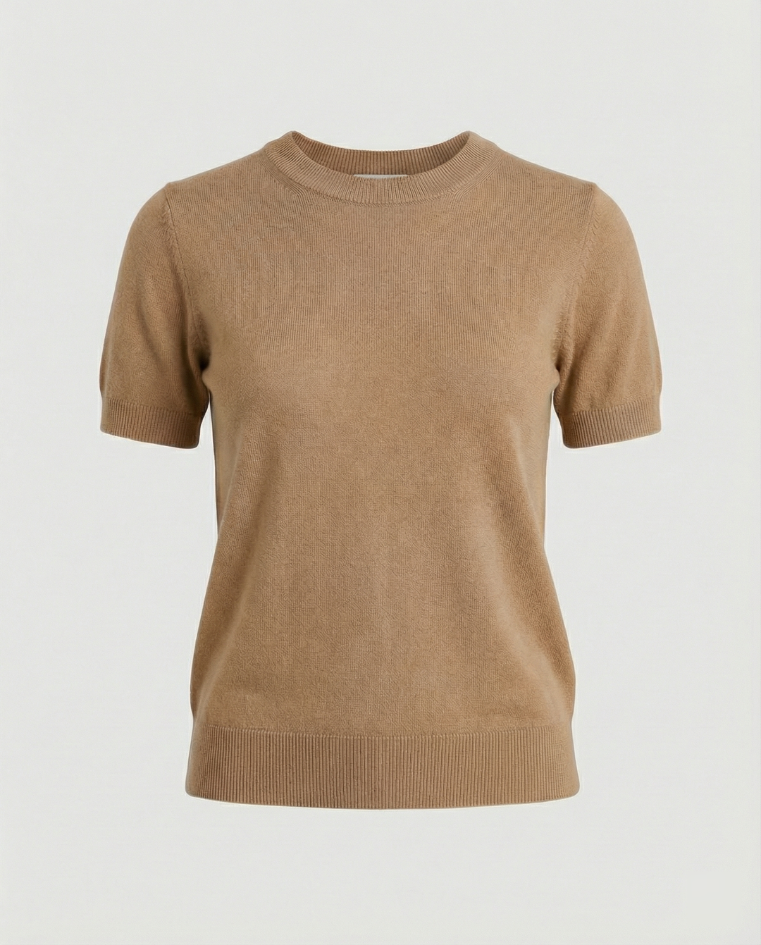 Damen Feinstrickpullover mit Kurzarmiger Silhouette und Weich Fließendem Material R&B