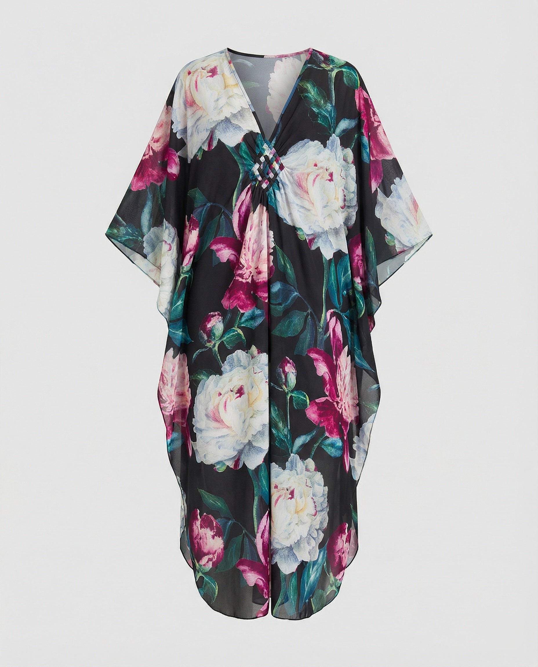 Damen Maxikleid Kaftan Sommer
