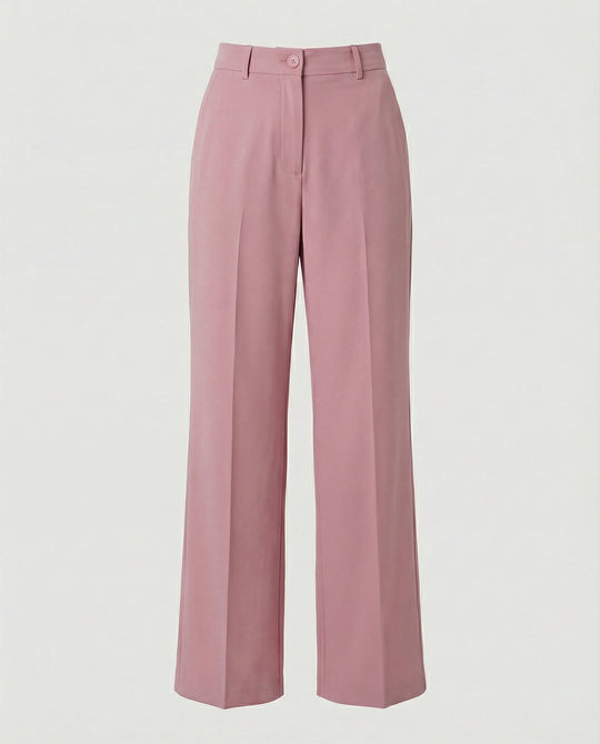 Damen Hochtaillierte Weite Hose