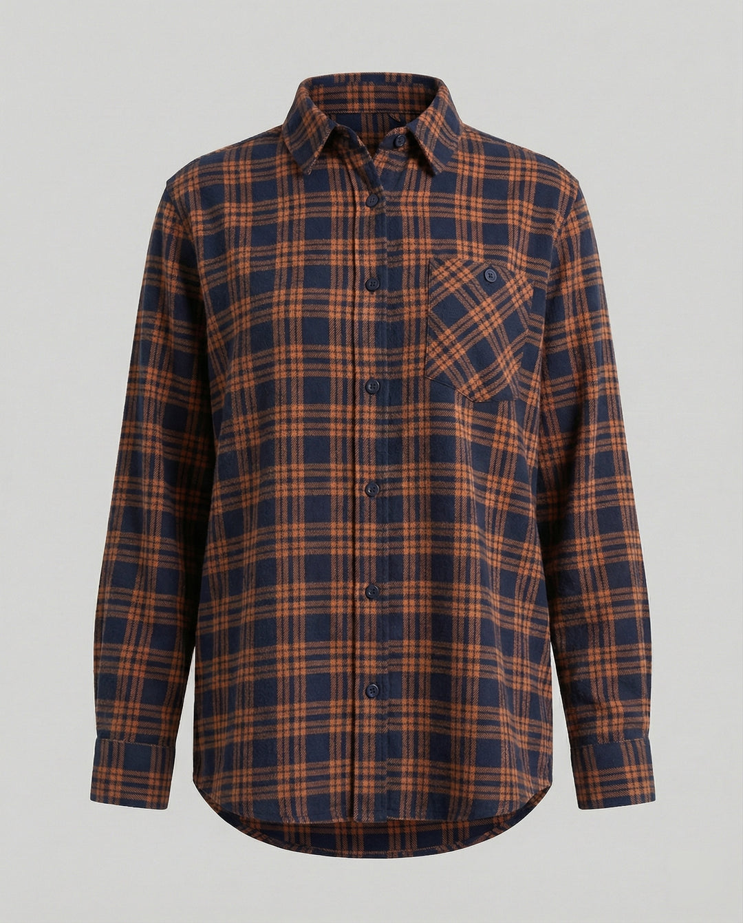 Damen Hemdjacke Flanell lang