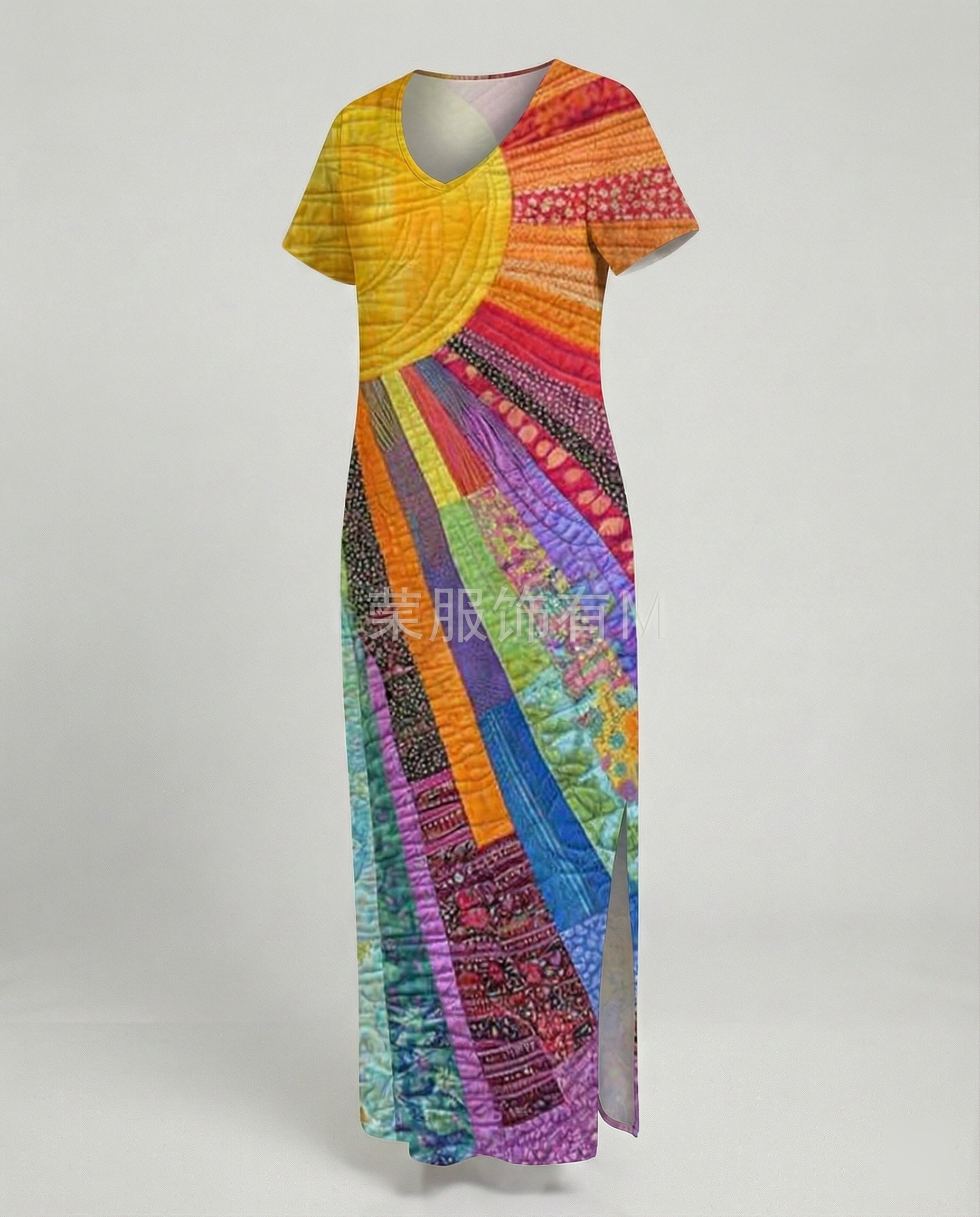 Damen Maxikleid Strand Sommer