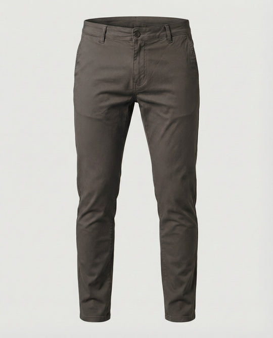 Herren Chinohose Slim Fit mit Elastikbund