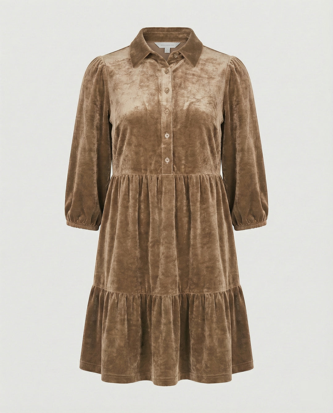 Damen Freizeitkleid Samt Babydoll