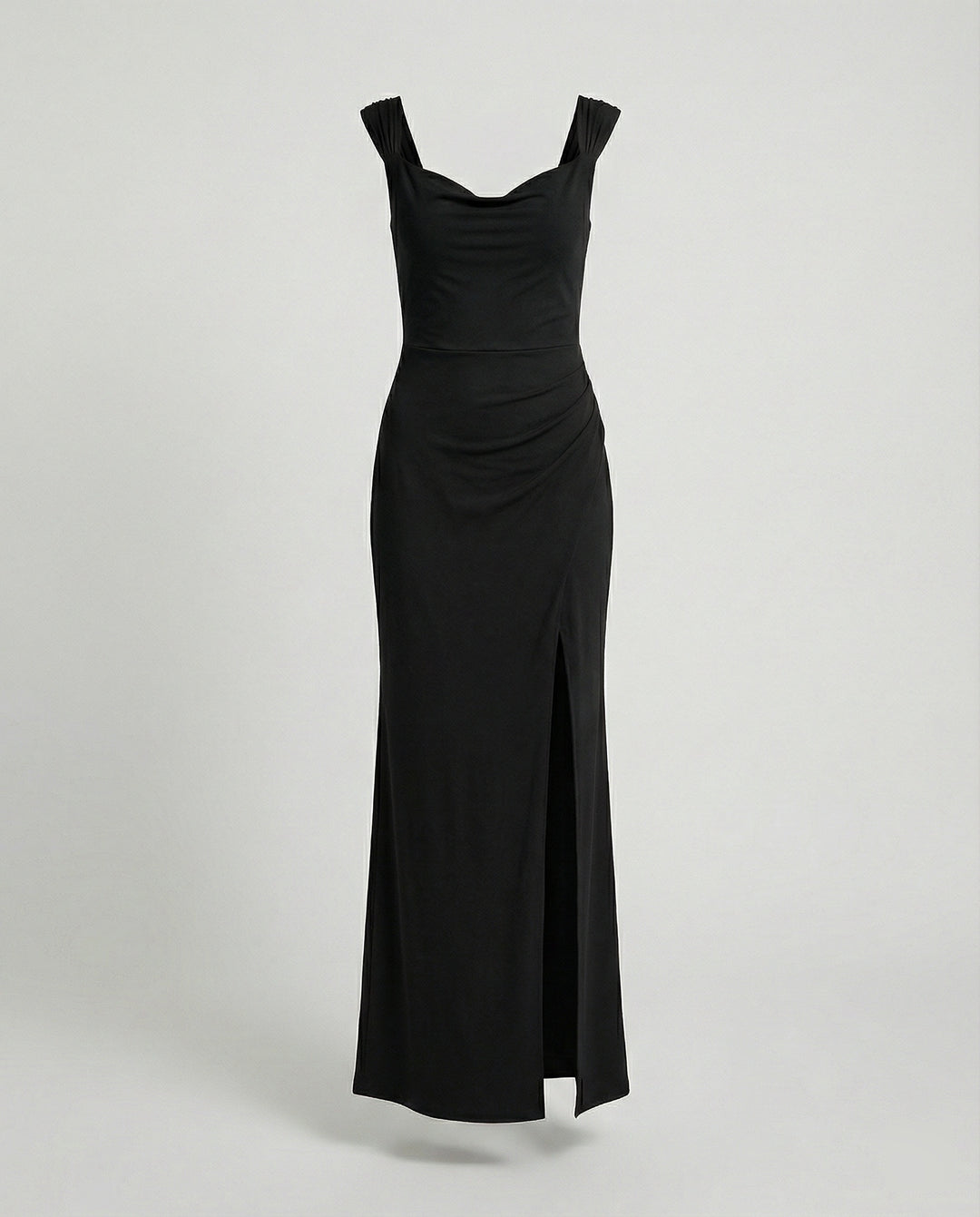 Figurbetontes Maxikleid mit Herz-Ausschnitt