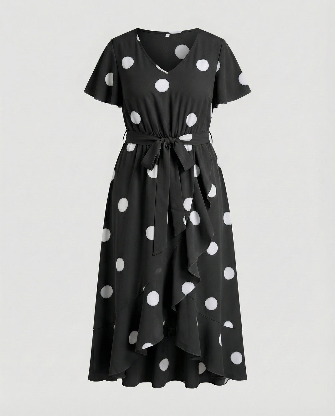 Maxikleid Sommer Damen Gepunktet