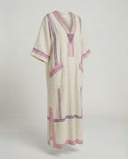 Leinen Kaftan Maxikleid Damen