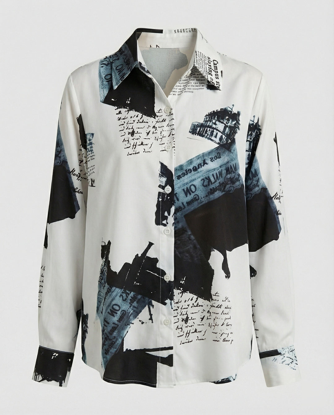 Damen Bluse Oversize Karo