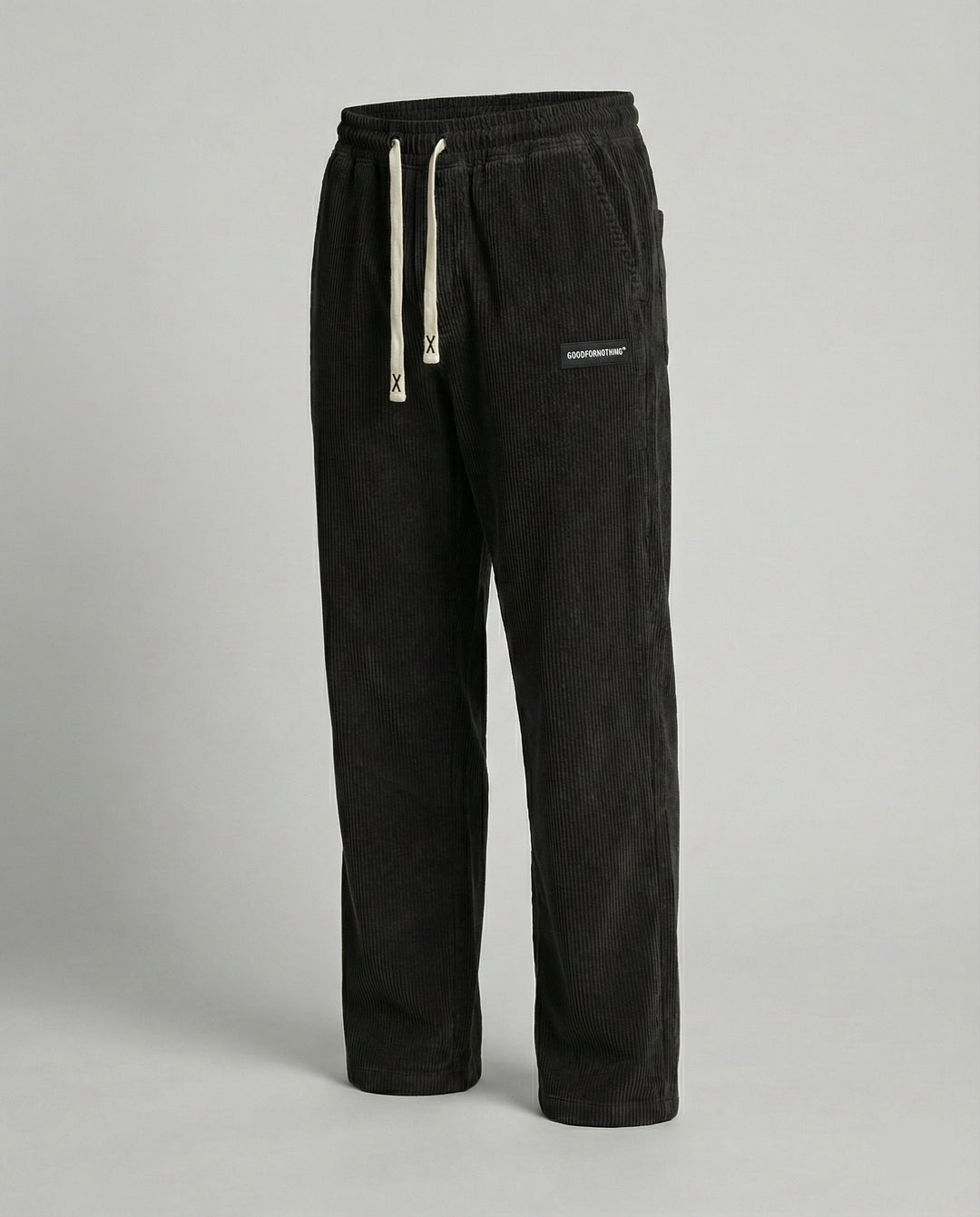 Herren Cordhose weit mit Kordelzug
