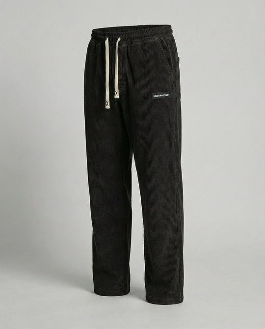 Herren Cordhose weit mit Kordelzug