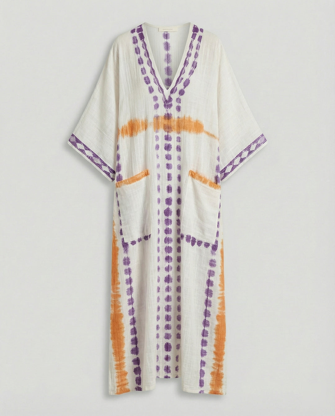 Leinen Kaftan Maxikleid Damen