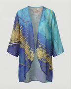 Offener Kimono Damen Floral