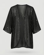 Offener Kimono Damen Floral