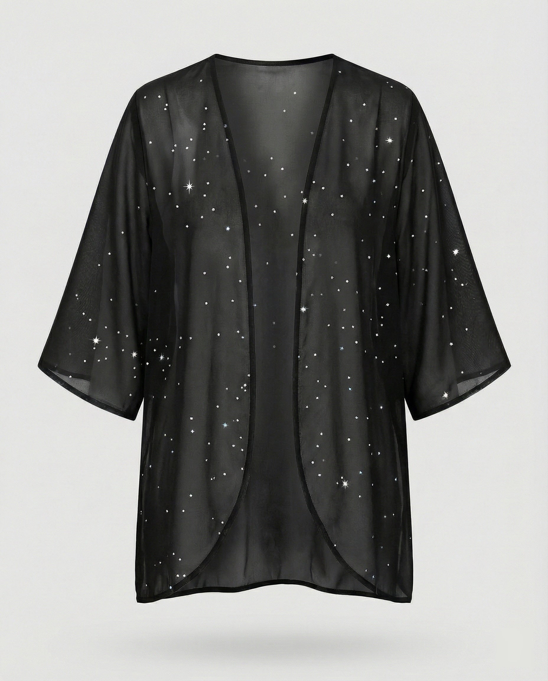 Offener Kimono Damen Floral