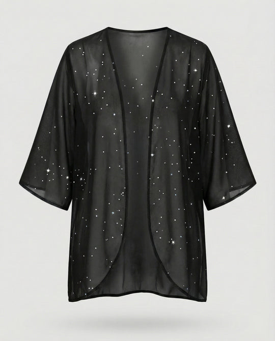 Offener Kimono Damen Floral