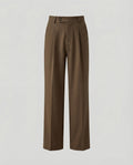 Freizeitkleidung Damen Bundfaltenhose Weit