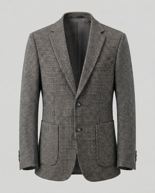 Herren Sakko Glencheck mit Revers