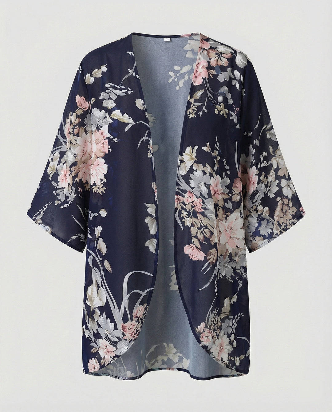 Offener Kimono Damen Floral