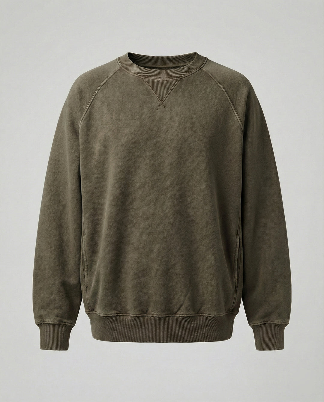 Freizeit Sweatshirt mit V-Ausschnitt