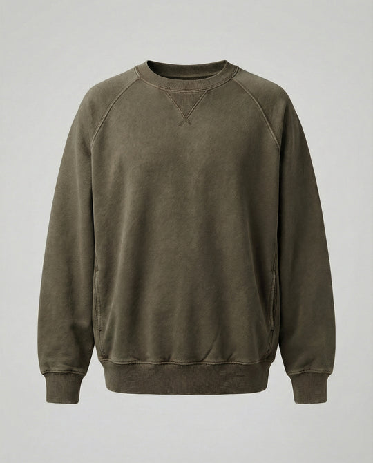 Freizeit Sweatshirt mit V-Ausschnitt