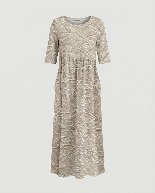 Damen Maxikleid mit Taschen luftig