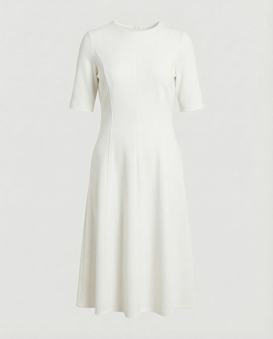 Damen Midikleid elegant Halbarm