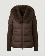 Steppjacke Damen mit luxuriösem Kunstfellkragen