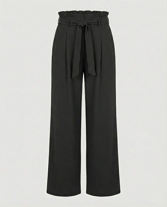 Damen Stoffhose Damen Palazzo High Waist
