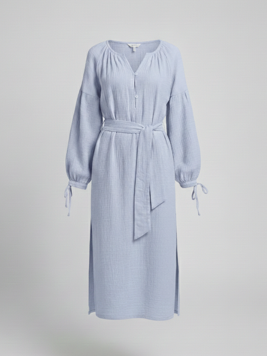 Musselin Maxikleid Sommer Damen