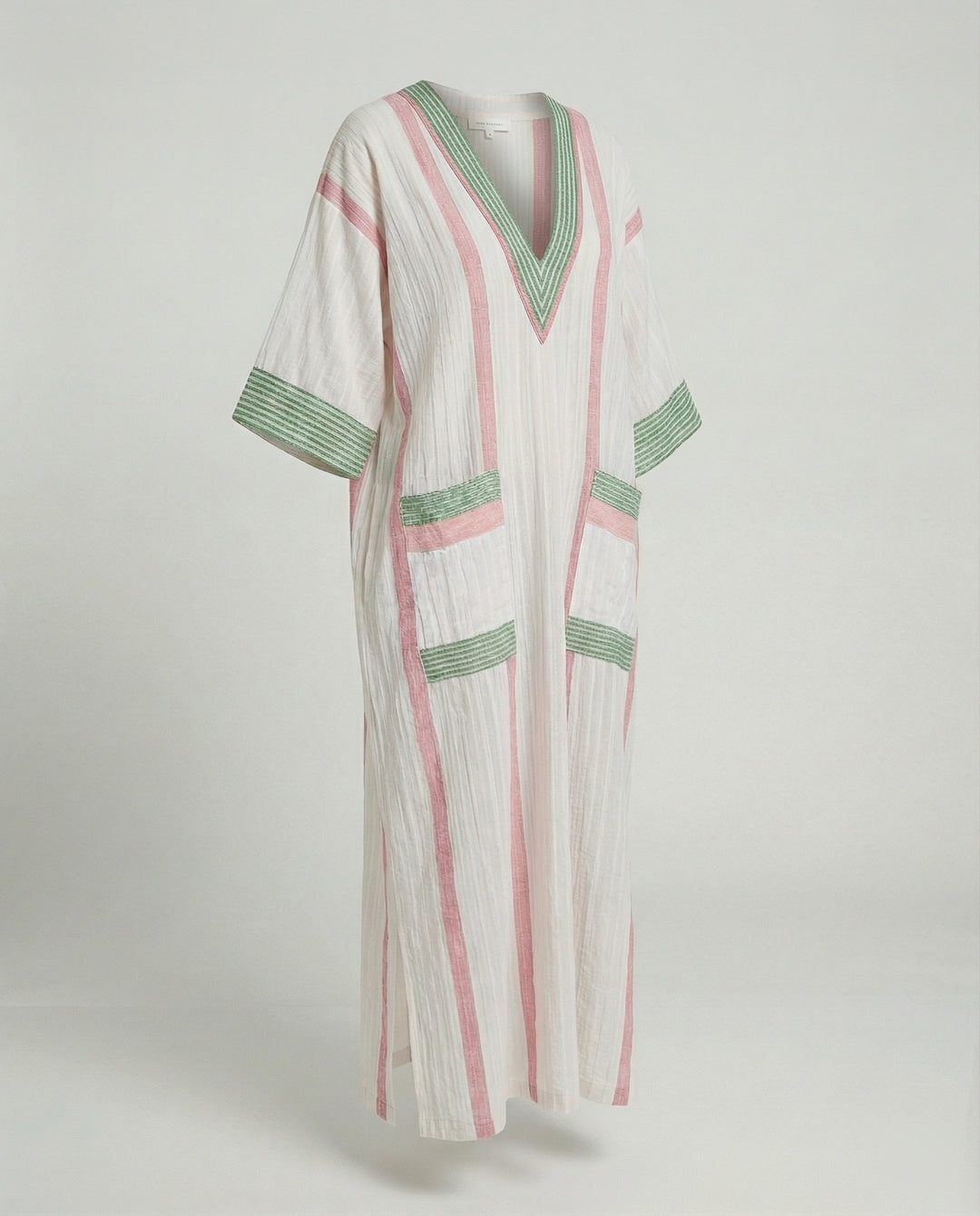 Leinen Kaftan Maxikleid Damen