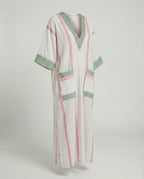 Leinen Kaftan Maxikleid Damen