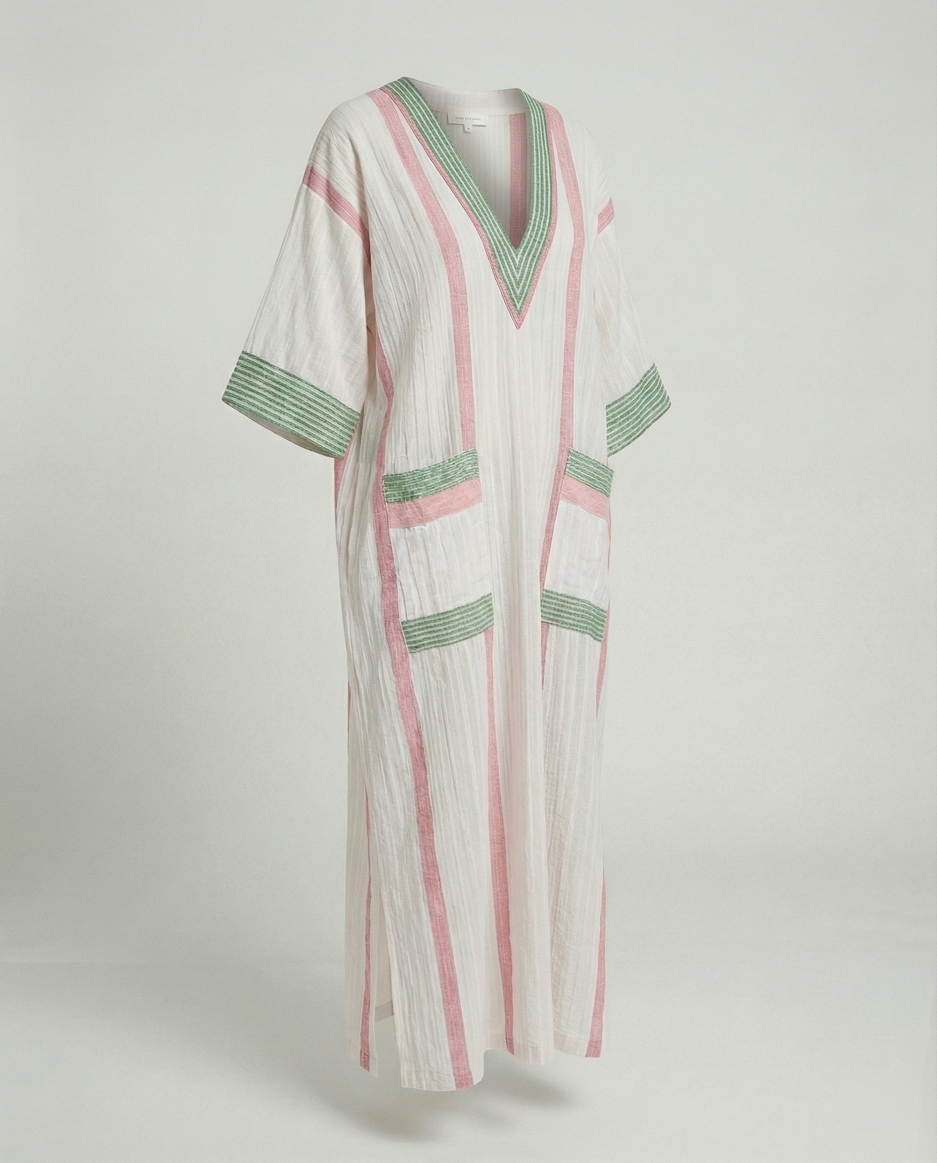 Leinen Kaftan Maxikleid Damen